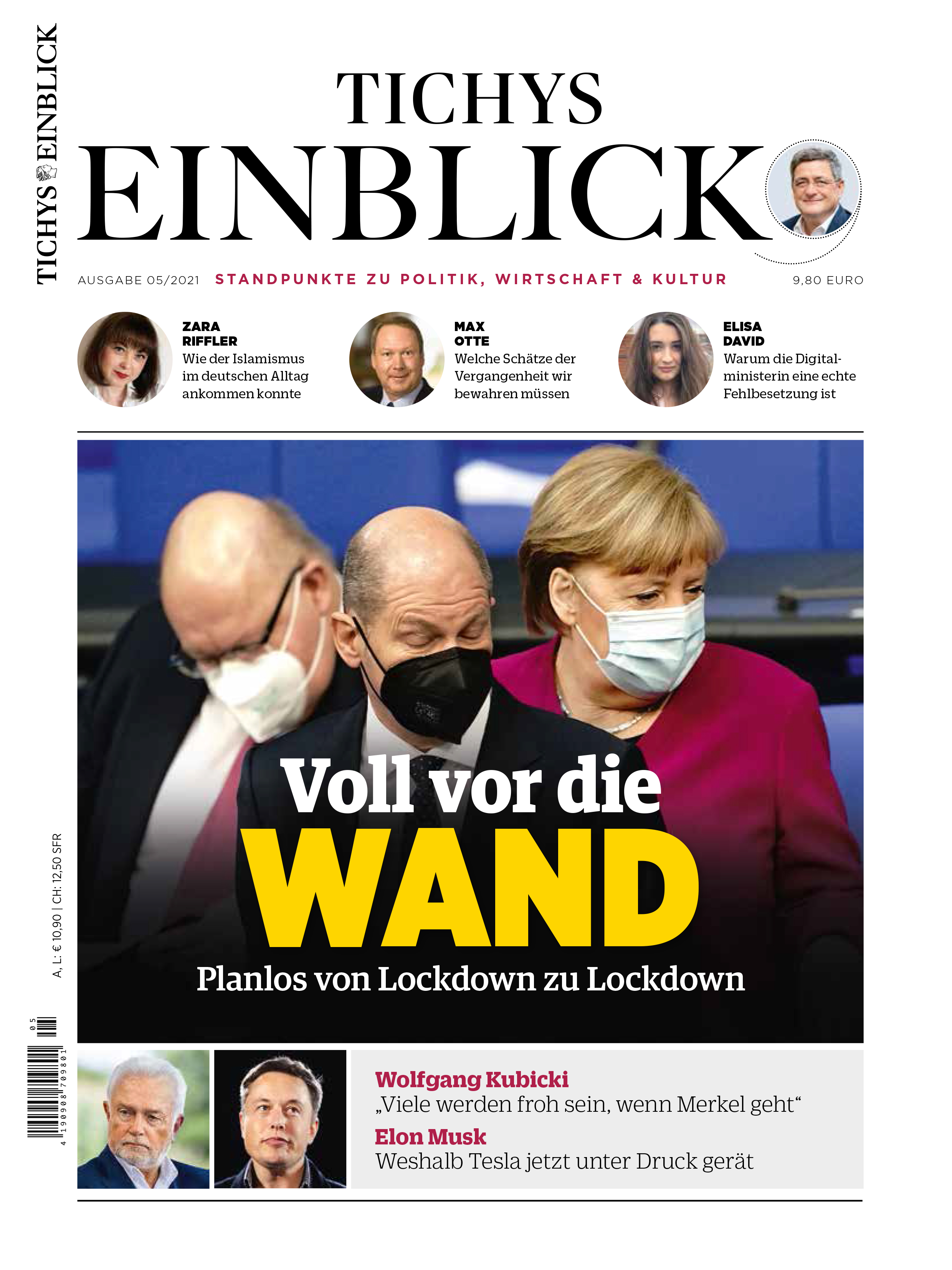 Voll vor die Wand